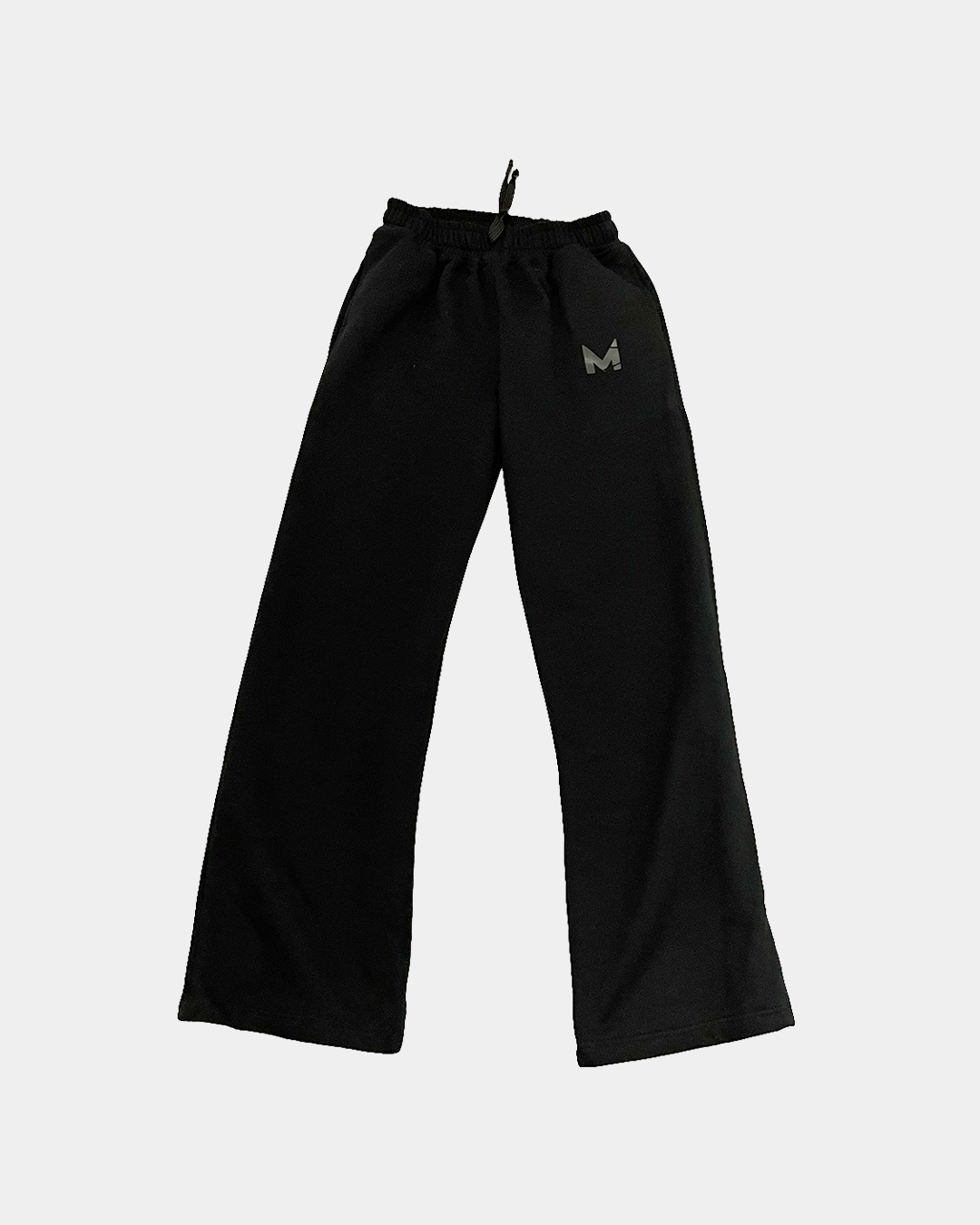M Studios Essential Wide-Leg Track Pants